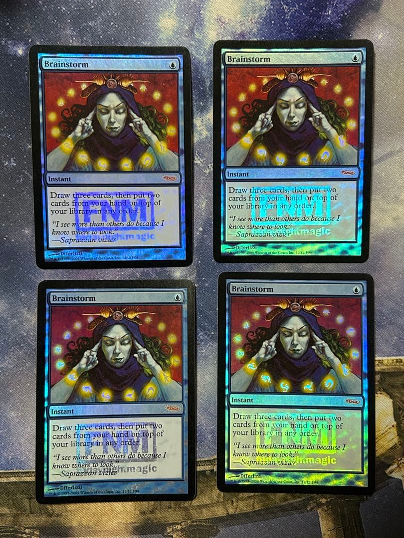 MTG 渦まく知識　foil 4枚　プロモ