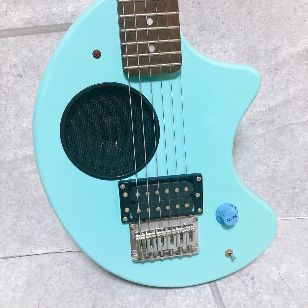 フェルナンデス ZO-3 エレキギター ライトブルー アンプスピーカー内蔵 美品