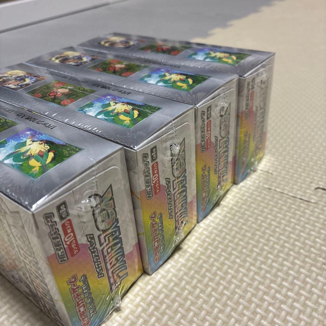 シュリンク付ポケモンカード　テラスタルフェスex 4boxセット