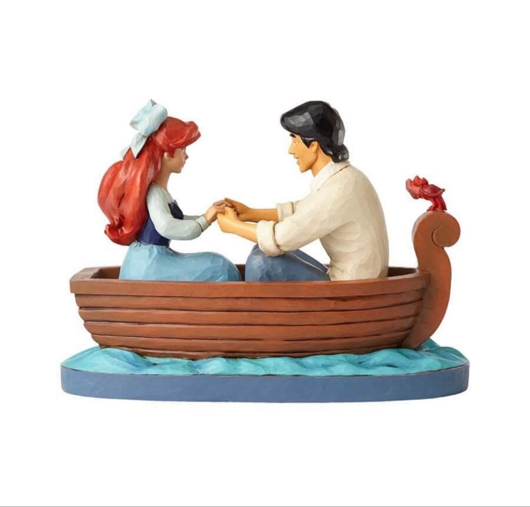 新品【Disney Traditions】アリエル＆エリック王子 ボート