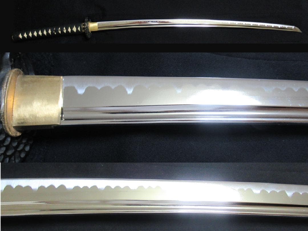 模造刀 【竹中半兵衛 家紋 真剣拵え】居合刀 71.7ｃｍ 美術刀