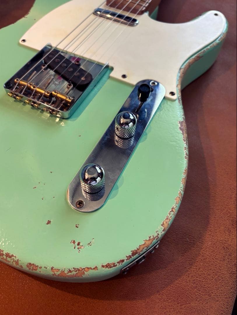 fender JAPAN テレキャスター レリック サーフグリーン