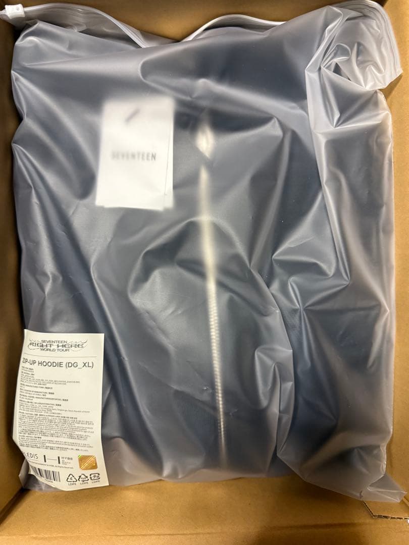 Seventeen Right Here Zip Up Hoodie コヤン