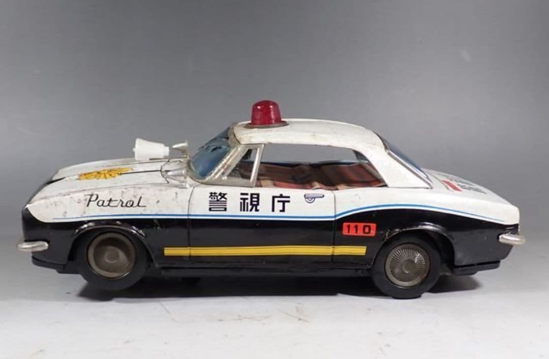 昭和レトロ1960年代 マスダヤ パプパプサイレン警視庁パトロールカー ブリキ