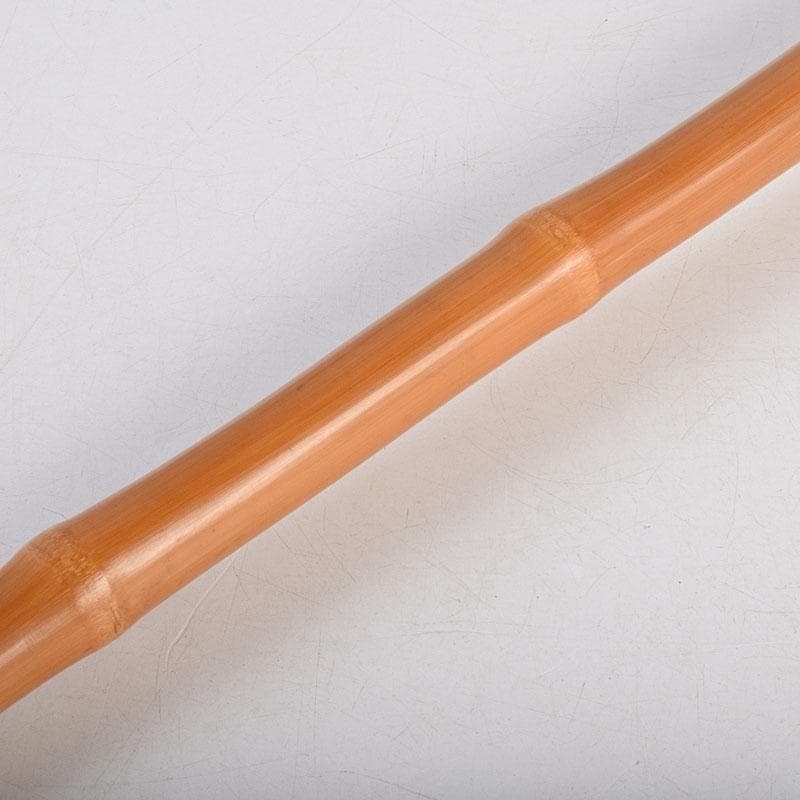 古竹　吉明刀　人物鼠彫　杖　長さ約87cm　V　R9068