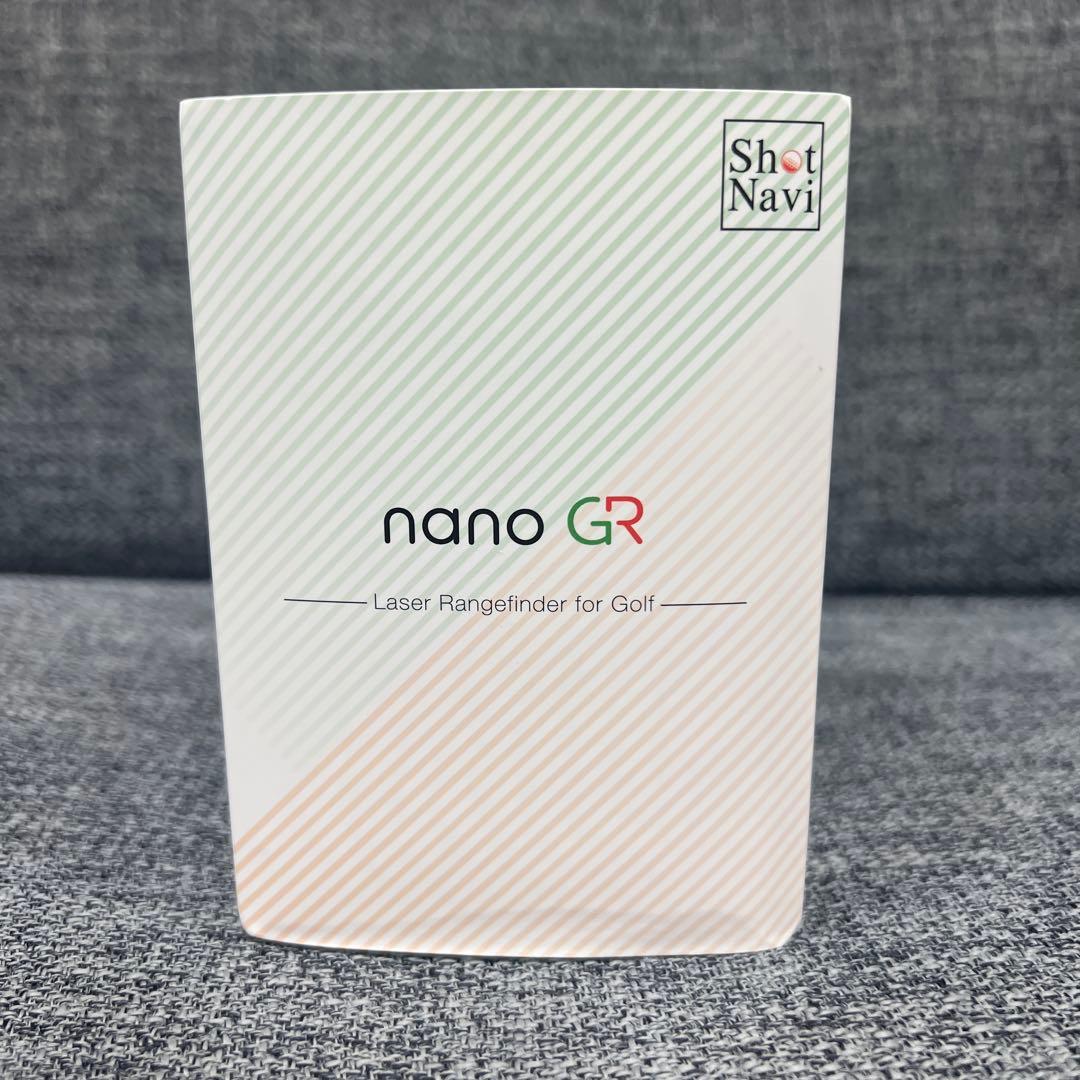 Shot Navi nano GR ゴルフ用距離計 ホワイト2025年モデル