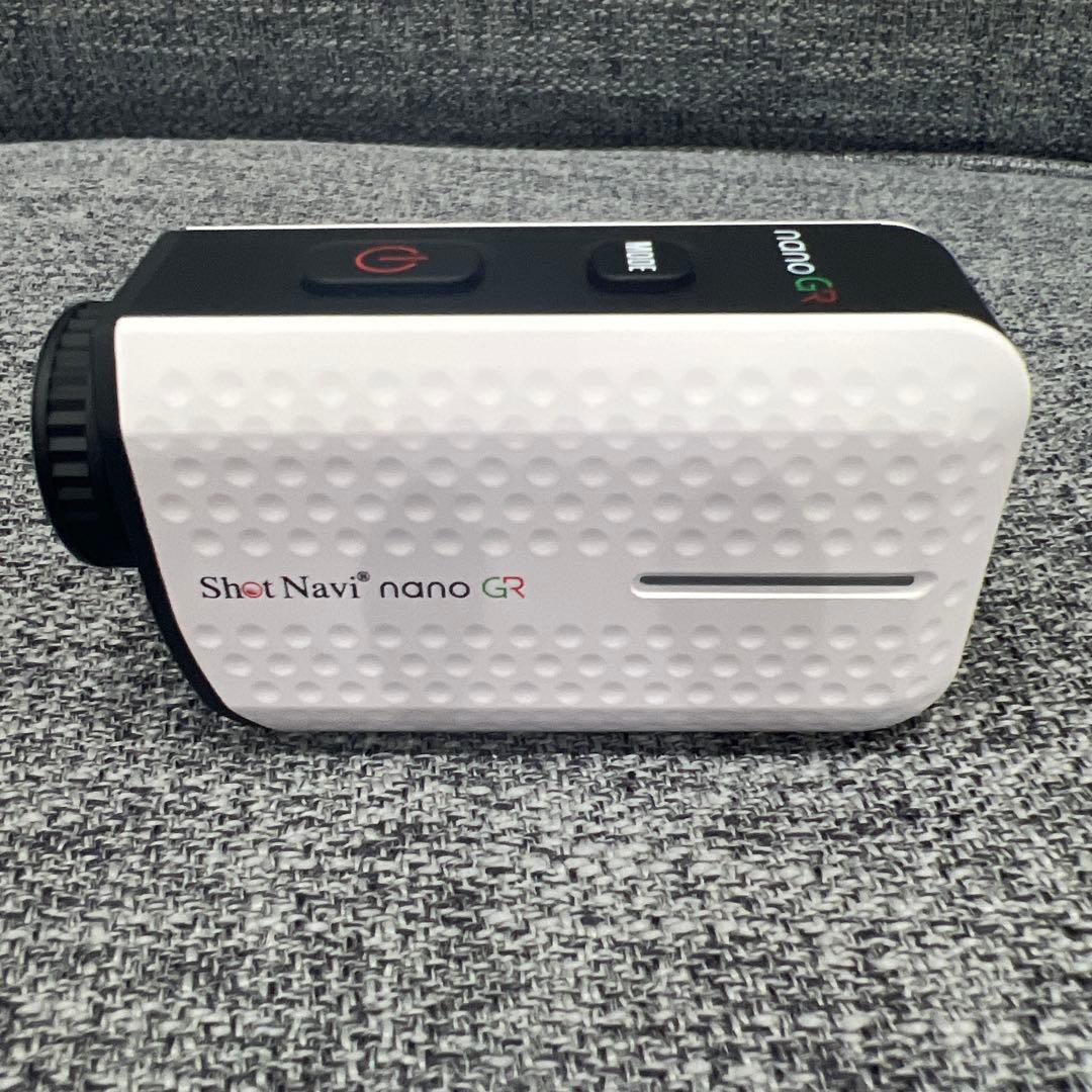 Shot Navi nano GR ゴルフ用距離計 ホワイト2025年モデル