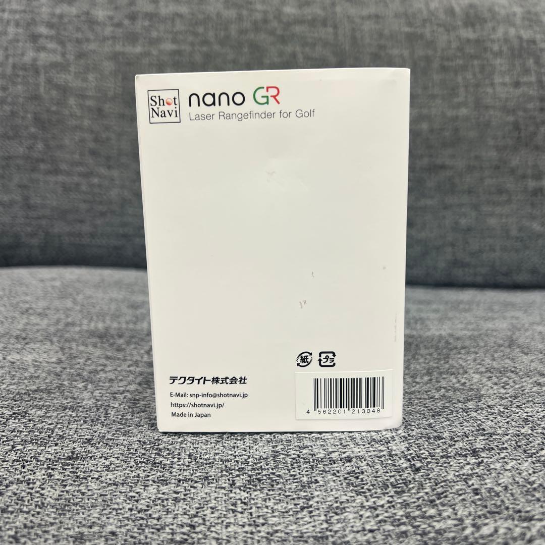 Shot Navi nano GR ゴルフ用距離計 ホワイト2025年モデル