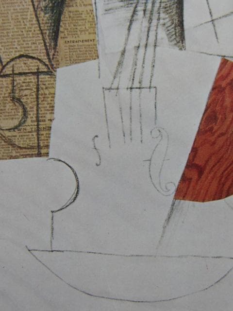 パブロ・ピカソ、Bottle, Glass and Violin