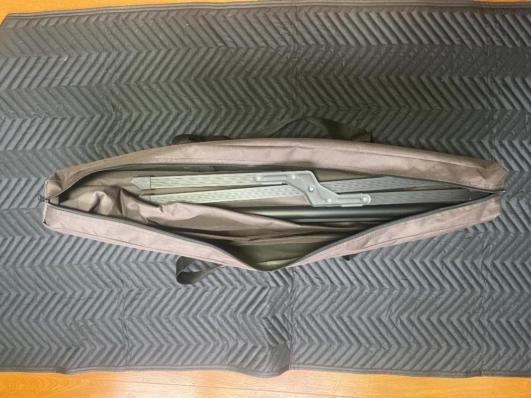 AND DECO アウトドアベンチ 折りたたみ式　2台セット