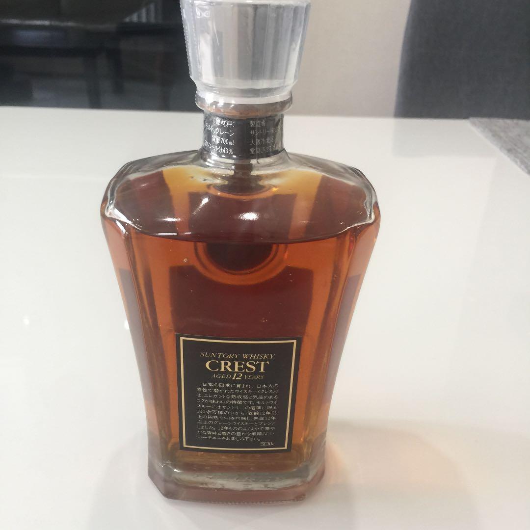 SUNTORY CREST サントリーウイスキー クレストキャンター12年