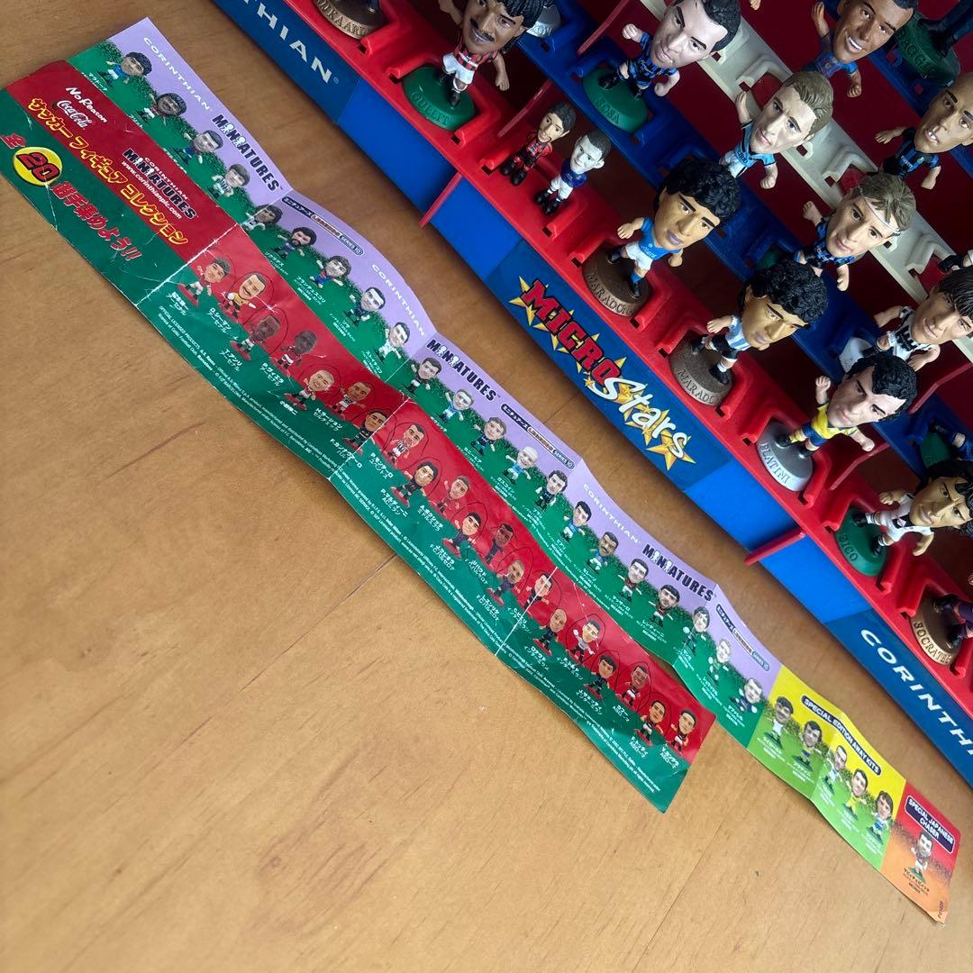 サッカーフィギュア　60体以上　R.バッジオのバロンドール記念特大フィギュア付き