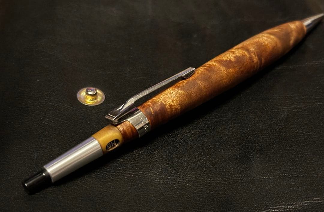 木軸ペン マーブルウッド