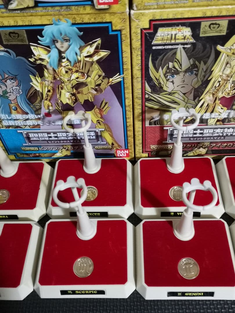 聖闘士星矢　聖闘士聖衣神話　全　ゴールド　セイント　台座　マイス　フィギュア