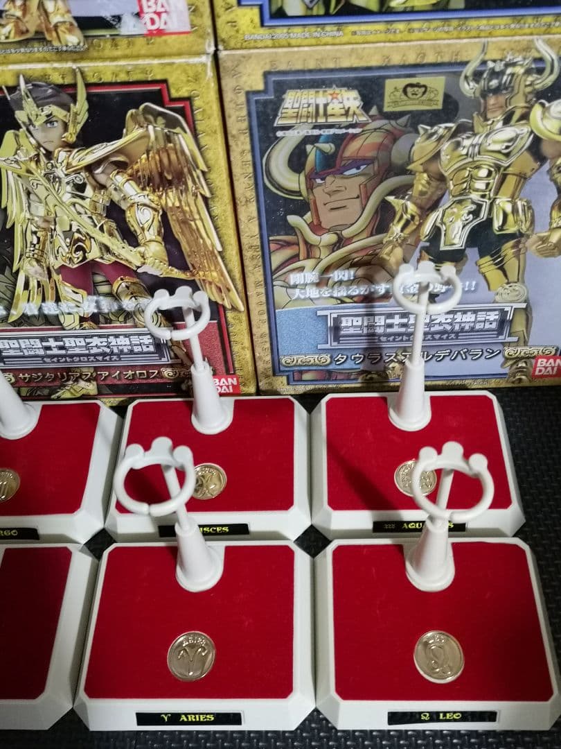 聖闘士星矢　聖闘士聖衣神話　全　ゴールド　セイント　台座　マイス　フィギュア