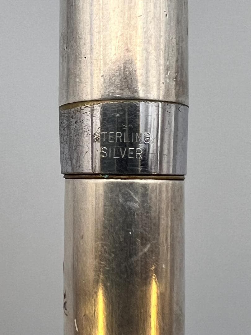 【海】パイロット スターリングシルバー 万年筆 大型ペン先/18K-750