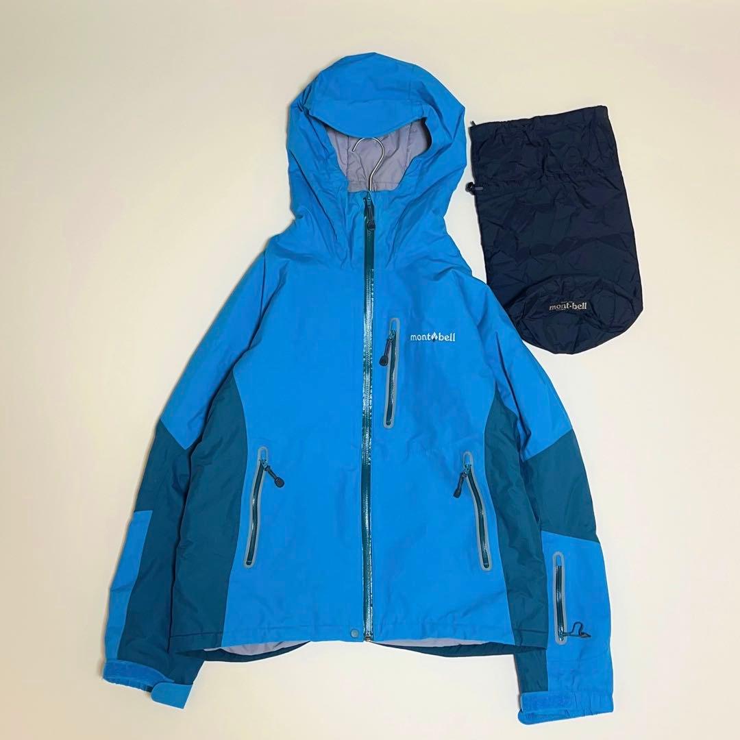モンベル 1102107 パウダーライトパーカー スキー スノボ