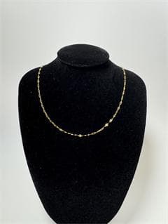 K18ゴールド ツイストチェーン ネックレス即日発送