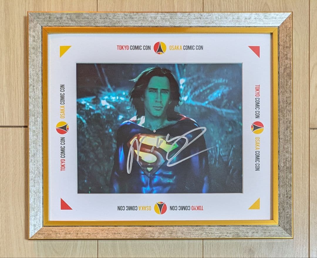 東京コミコン2025　ニコラス・ケイジ直筆サイン入りポートレート　映画
