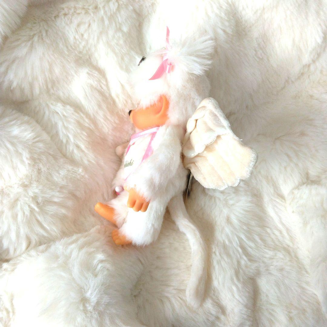 平成レトロ　天使　モンチッチ　女の子　S　ぬいぐるみ　セキグチ　天使　白