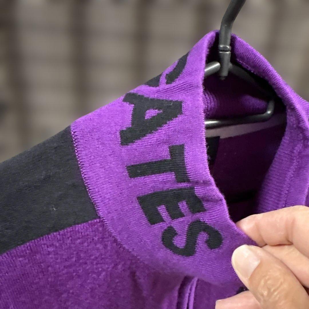 PEARLY GATES ジップアップニット紫色