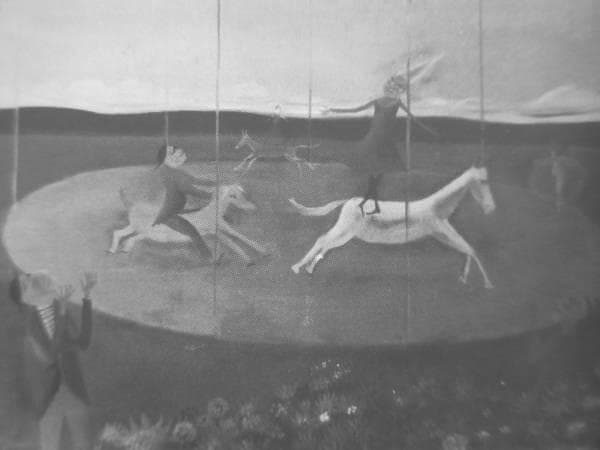 斎藤真一　メリーゴーランド　　画集より　状態良好　新品額付き