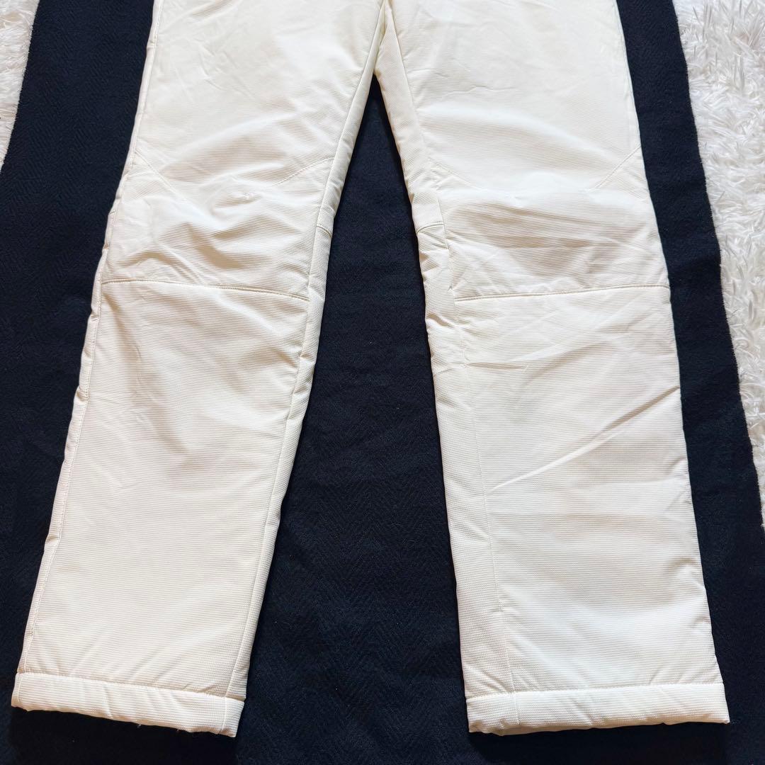 パーリーゲイツ 中綿入り 防寒パンツ リング PGロゴ刺繍付き ホワイト L