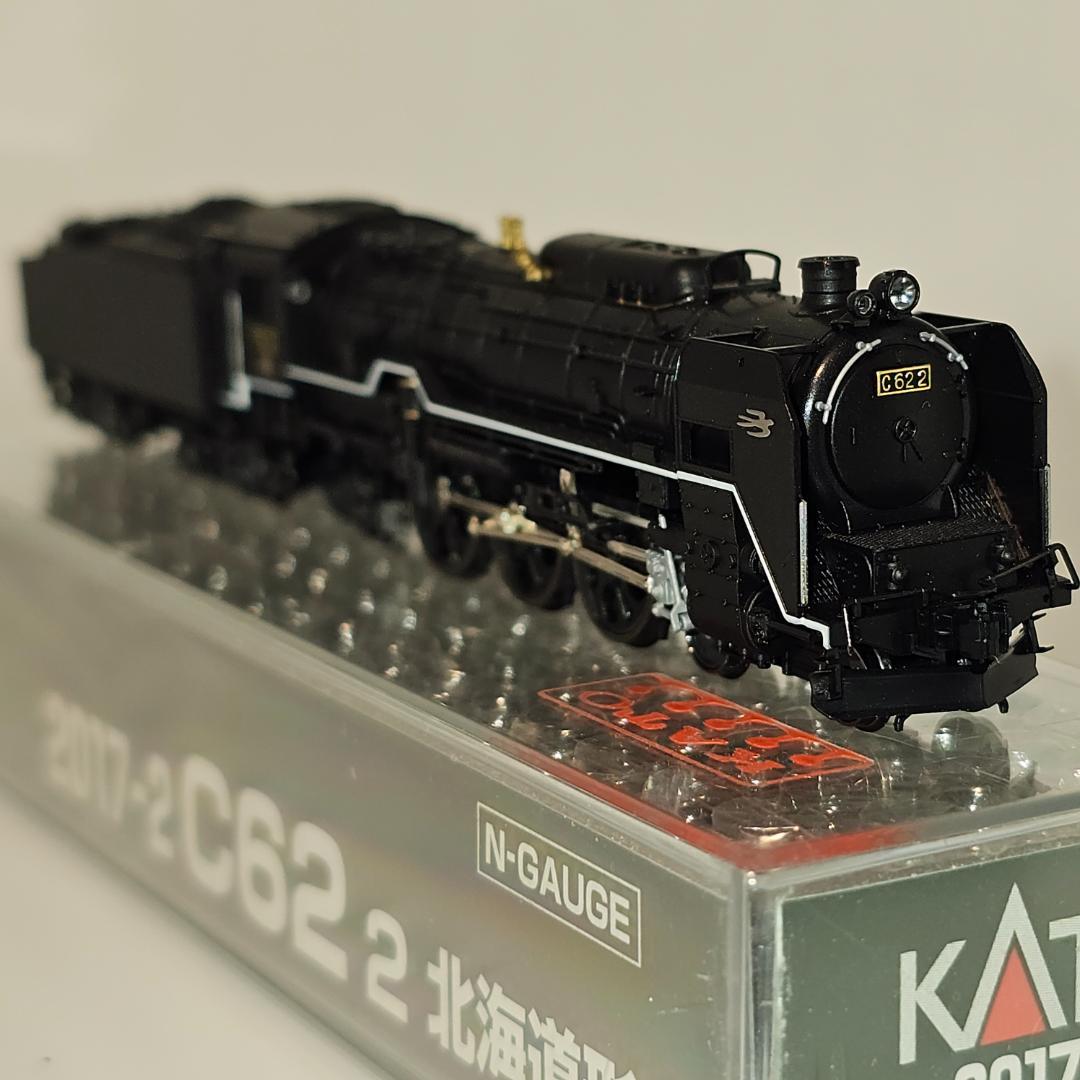 KATO 2017-2 C62 2 北海道形 Nゲージ 蒸気機関車 試走程度