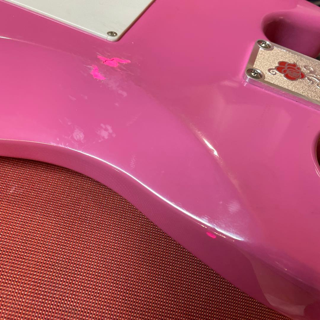 【なは】Gypsy Rose エレキギター ピンク ジプシーローズ