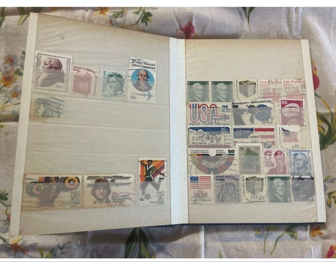 使用済切手コレクションアルバム