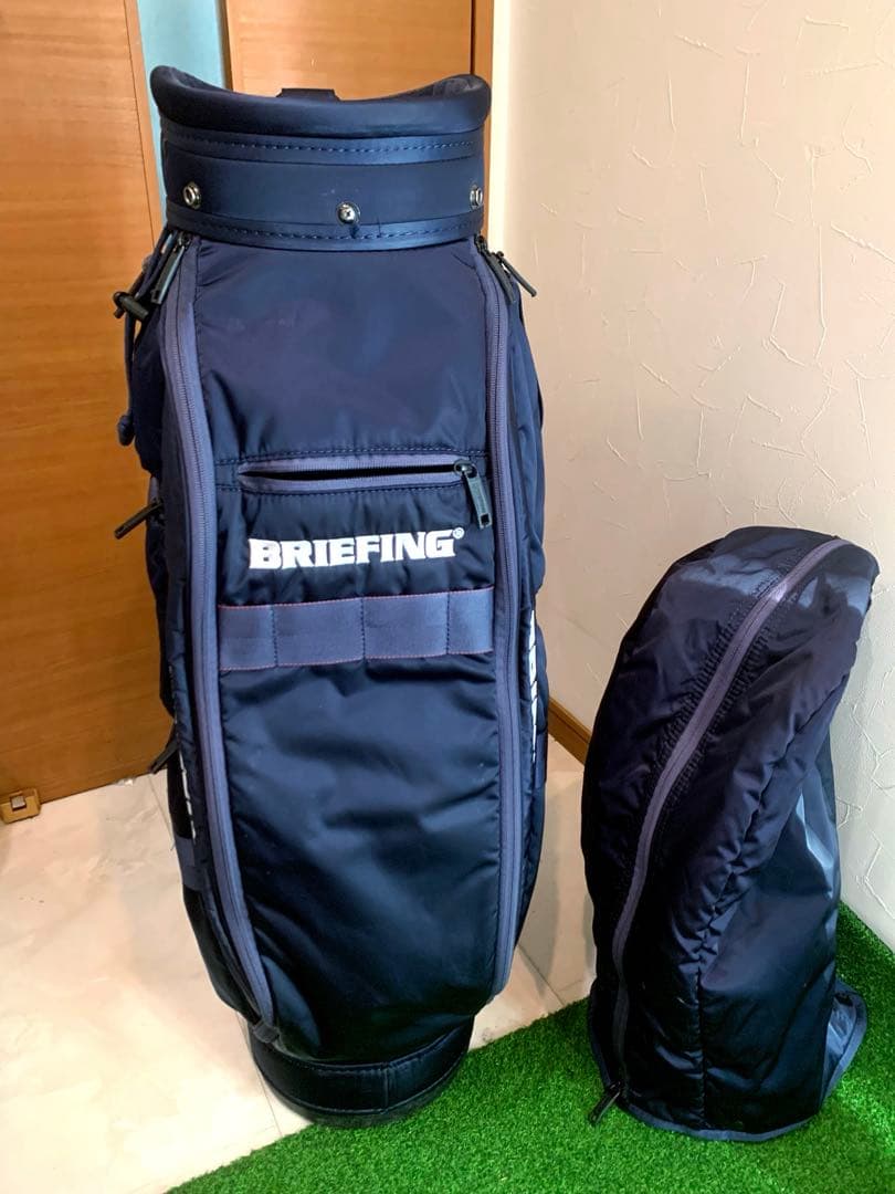 ブリーフィング　キャディバッグ　CR-6 ネイビー　軽量　カート
