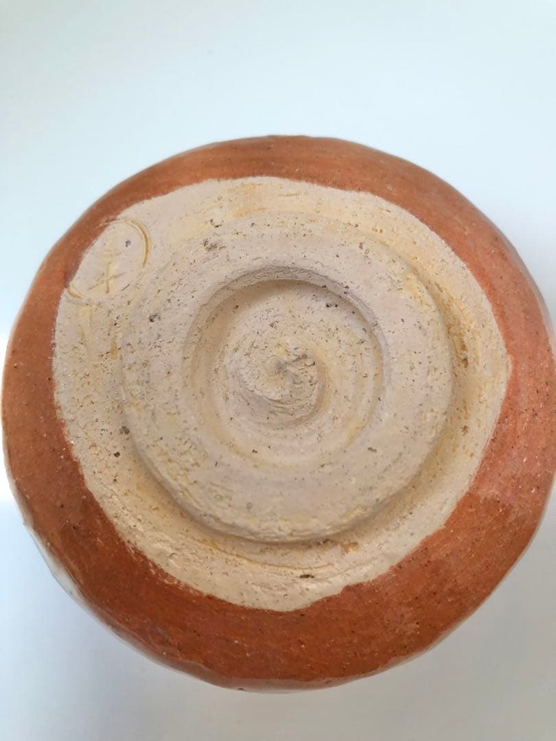 【新品未使用】【八事釜 五代 中村道年】赤茶碗 桐箱入