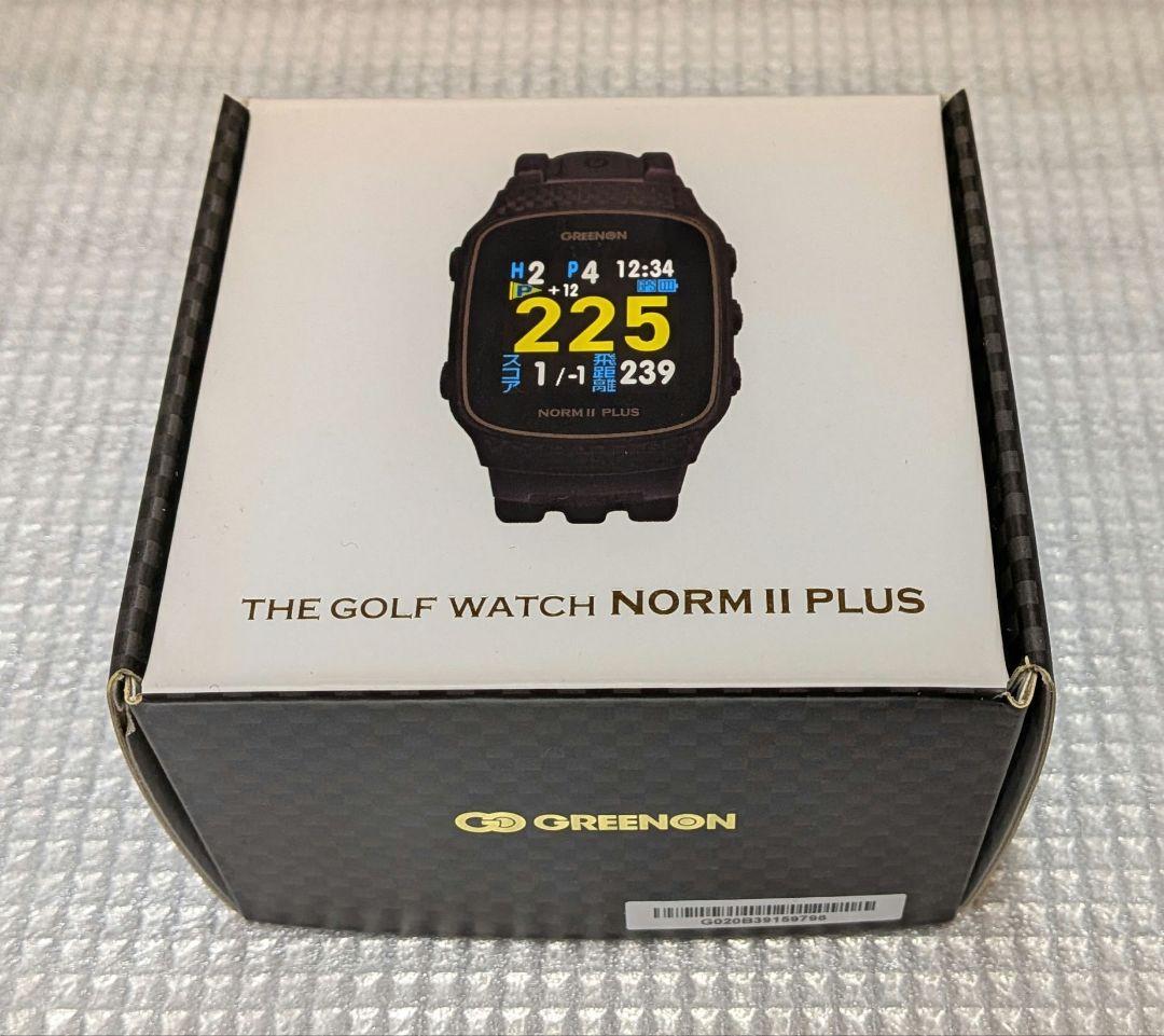 グリーンオン NORM II PLUS ゴルフウォッチ GPSナビ(使用１回)