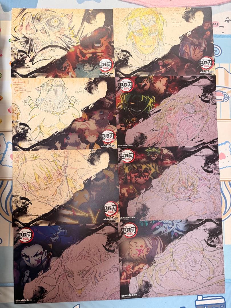 鬼滅の刃 ufotable カフェ ダイニン ランチョンマット 48枚