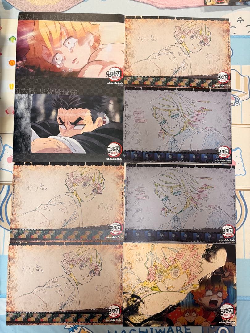 鬼滅の刃 ufotable カフェ ダイニン ランチョンマット 48枚