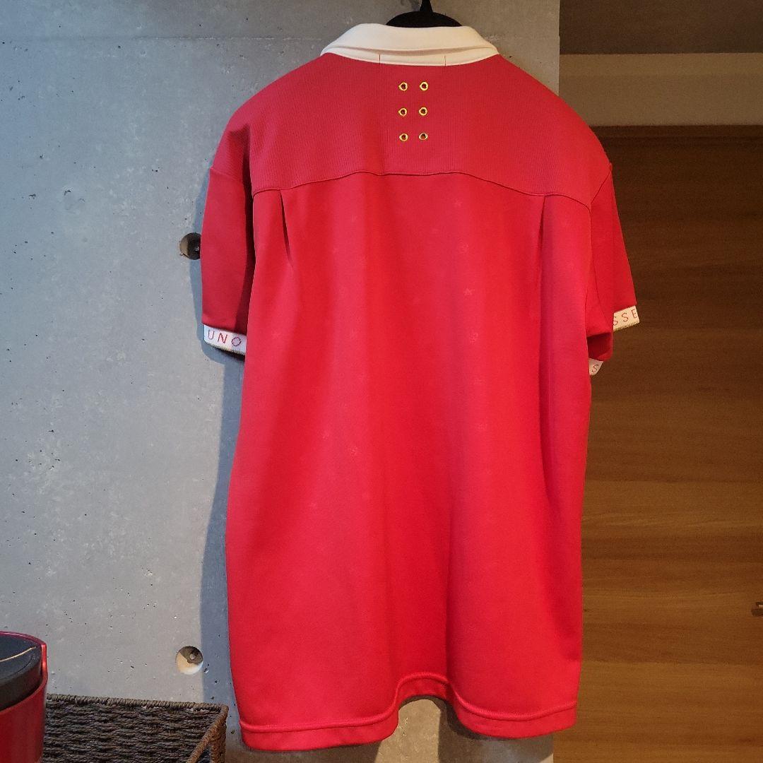 CIDAM 赤 ポロシャツ メンズ