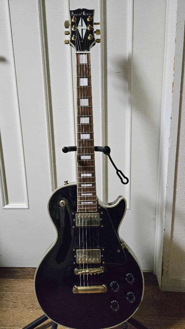 Photogenic レスポールカスタム エレキギター ブラック