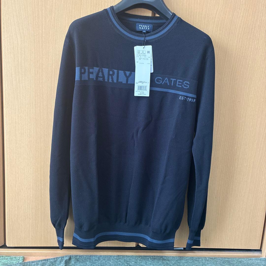 パーリーゲイツ　ゴルフセーター　ニット　ブラック　黒