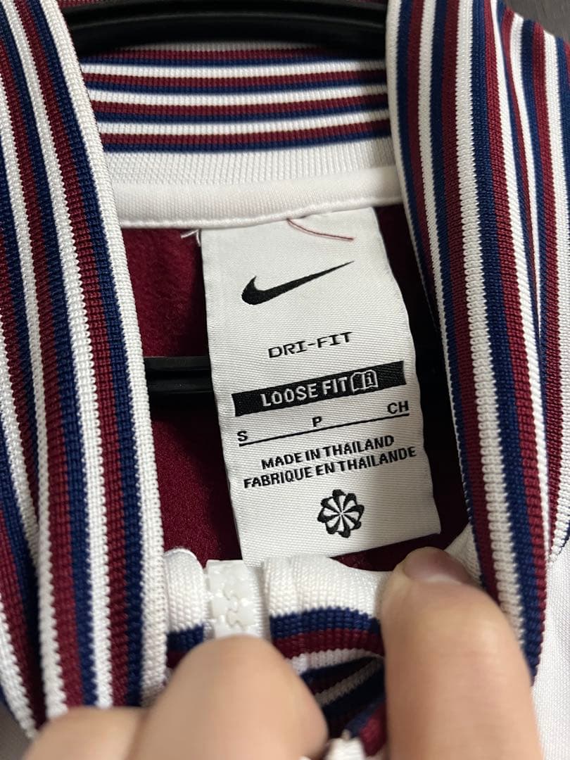 Nike DRI-FIT ホワイトジャージ S