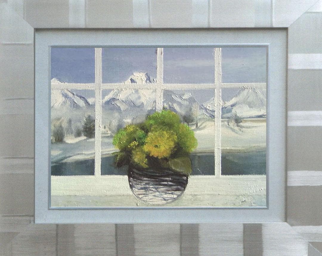 油絵 菅家令子 絵 絵画 インテリア F4-070602 花