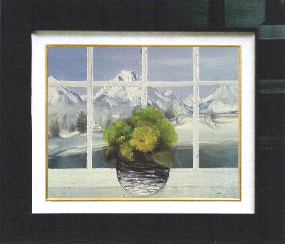 油絵 菅家令子 絵 絵画 インテリア F4-070602 花