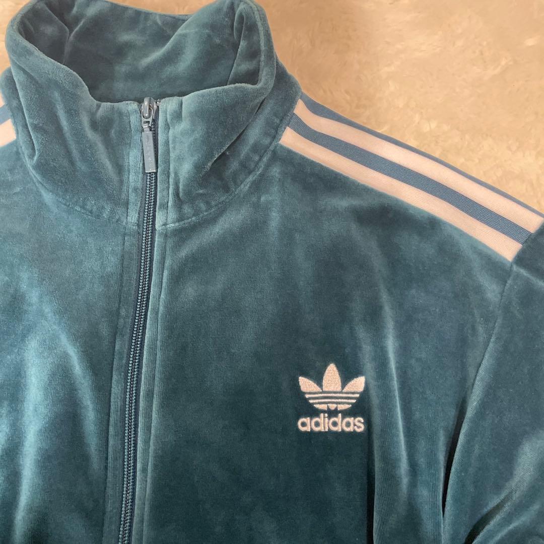 アディダスオリジナルス　ベロア　ジャージ　セットアップ上下　レディースサイズL
