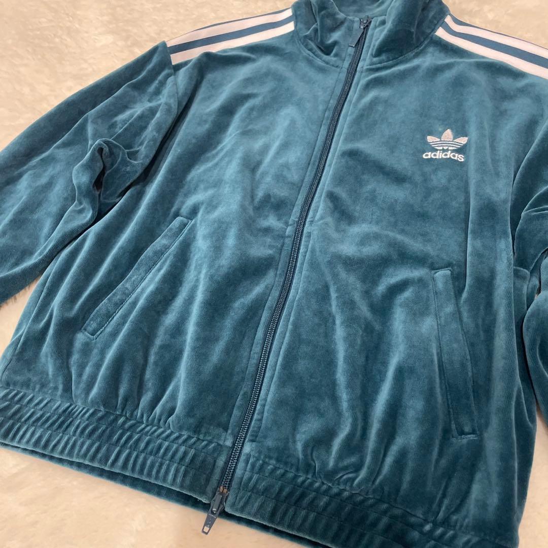アディダスオリジナルス　ベロア　ジャージ　セットアップ上下　レディースサイズL