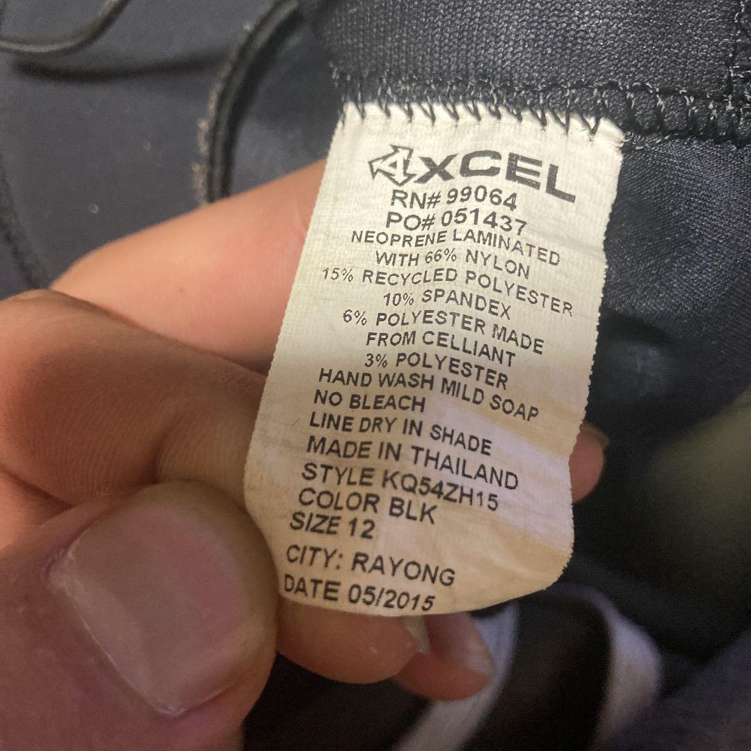 XCEL ウェットスーツ セミドライ