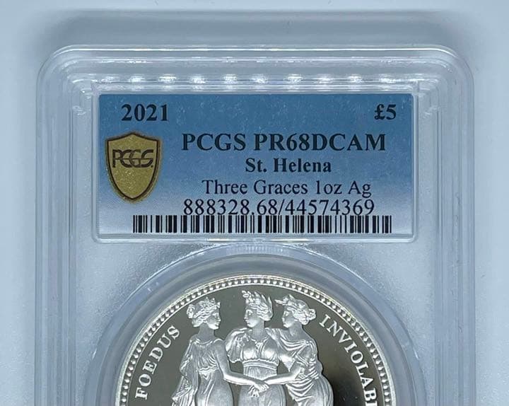 【特別復刻版】スリーグレイセス 銀貨 5ポンド スリーグレーセス 