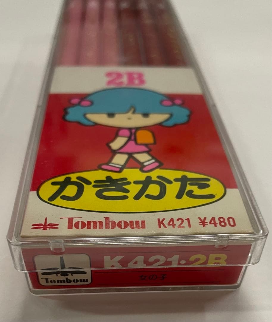 トンボ鉛筆　昭和レトロ鉛筆　女の子