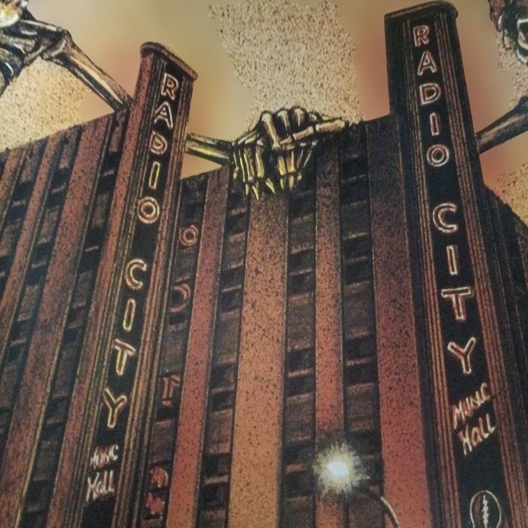 GRATEFUL DEAD 1980 ポスター ラジオシティ・ミュージックホール