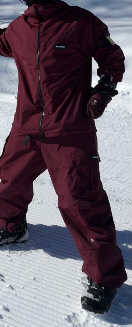 欲しい方は早めに！HIMANIウェア(ワインレッド)上下セット+グローブ