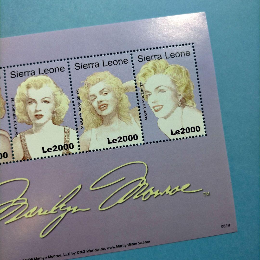 3088 外国切手 海外国々 2006年 マリリンモンロー生誕80周年記念シート