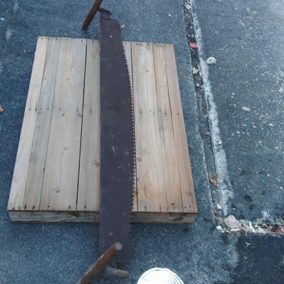 古鋸　両引き鋸　杣道具　鍛冶製品　古民具